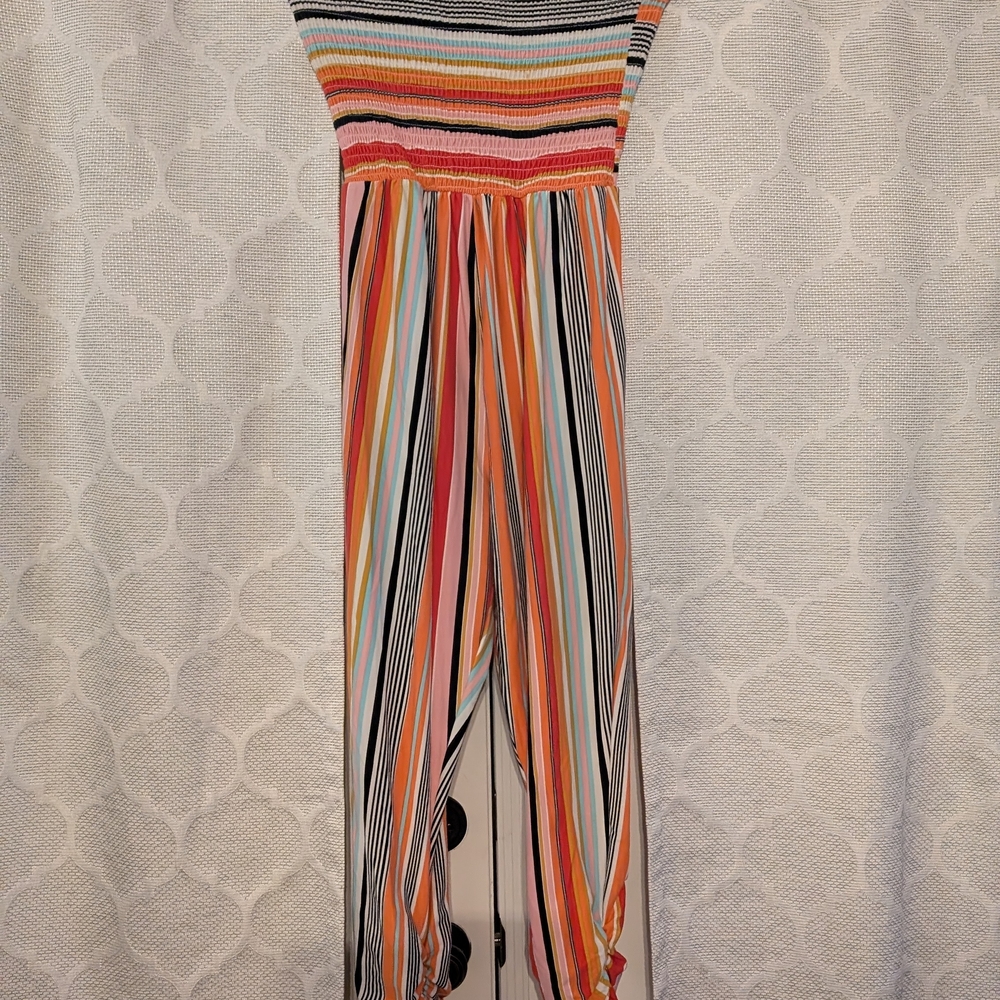 Colorful Striped Jumpsuit